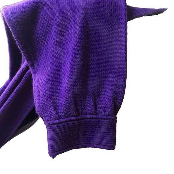 FITTING IMAGE Woman's Purple Cardigan Open Front Long Sleeves Pockets Sz 20/22 - Picture 13 of 16